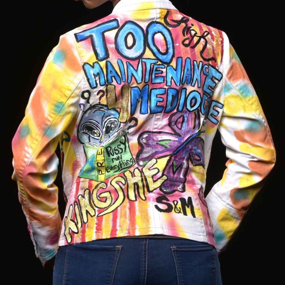 "Too High Maintenance For Mediocre" jacket